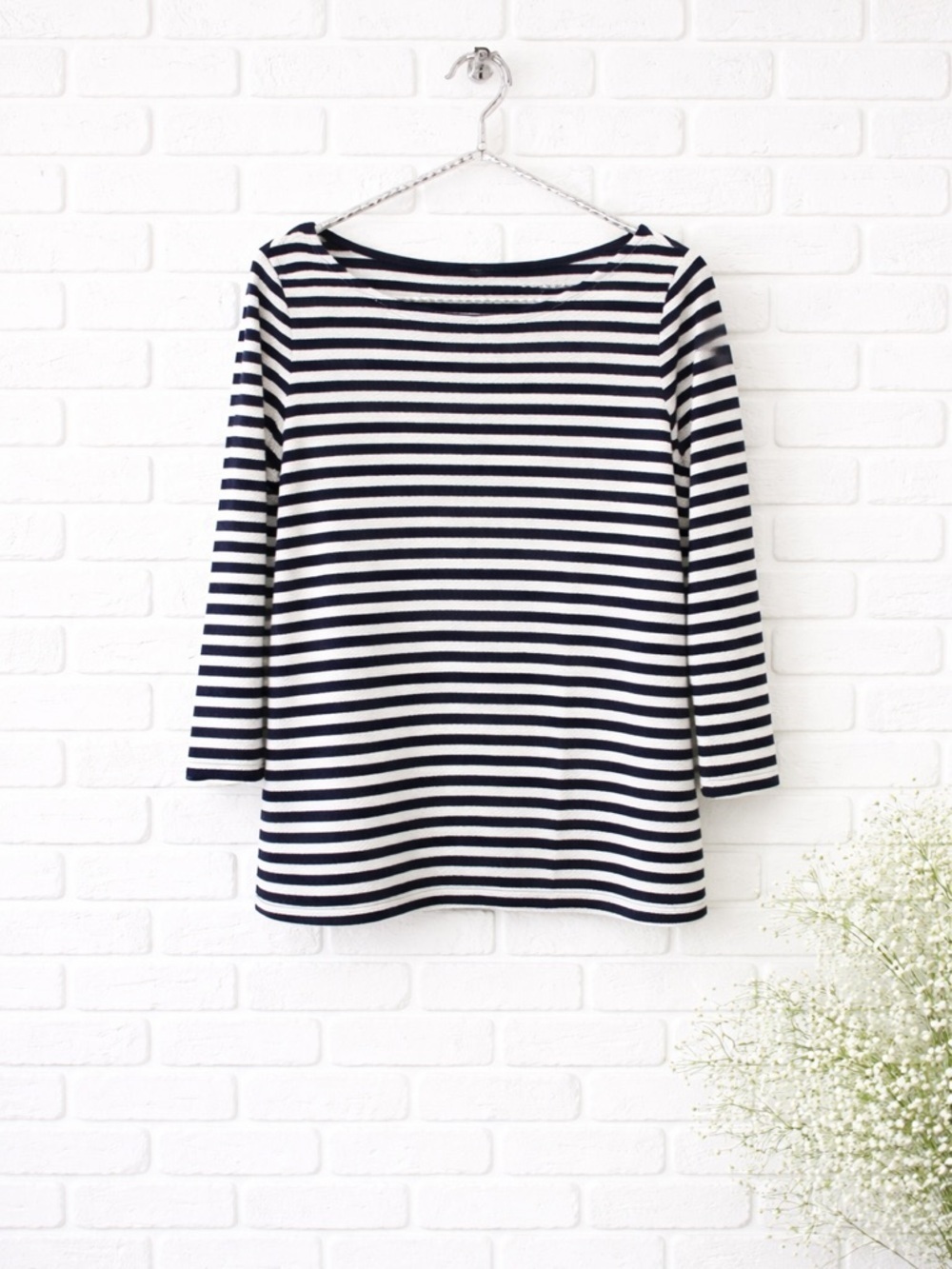 Banana Republic NWT Mariner Stripe Long Sleeve Top Size S